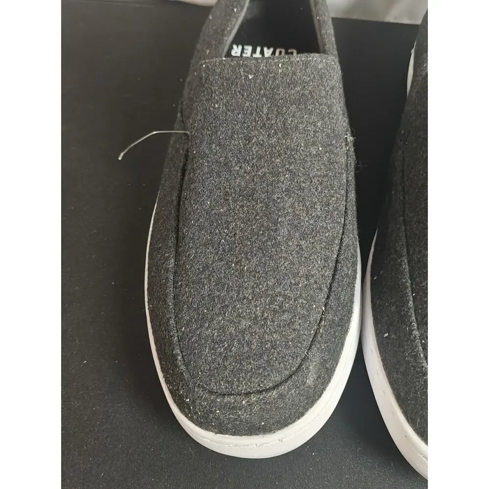 NWT Cuater Men's 9 Phenom Slip On Black / Gray 4MU190- Travis Mathew Blemishes